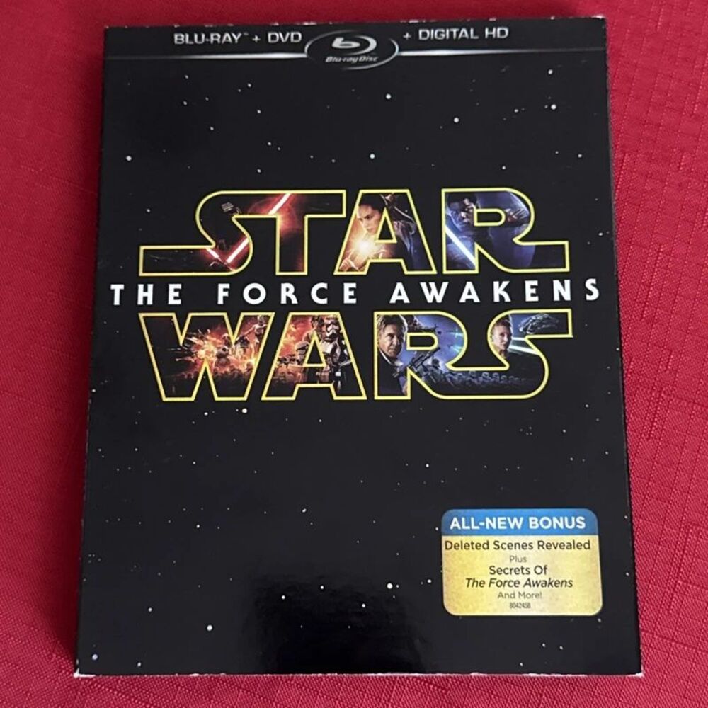 Star Wars: The Force Awakens (Blu-ray, 2015) - Like New